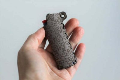 Shipibo Lighter Sleeve, Genuine Leather Lighter Case, Engraved Cover, Smokers Gift, Festival Accessory, Ethnic Art, Sacred Geometric Pattern