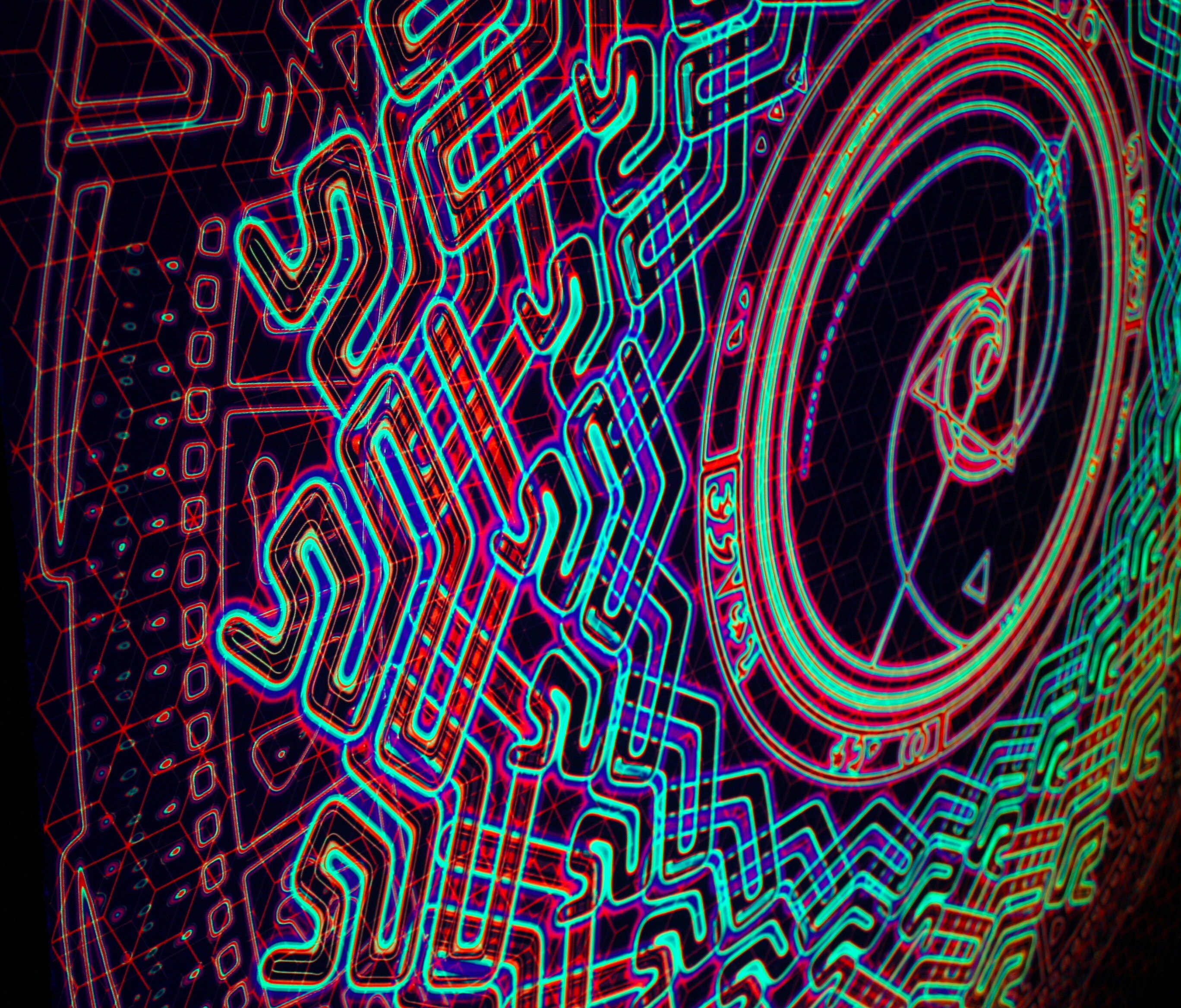 UV psychedelic Mandala Tapestry Backdrop FIBONACCI Esoteric art Spiritual Tapestry Mindfulness gift Chakra balancing Fabric Poster Nirvana - Image 8