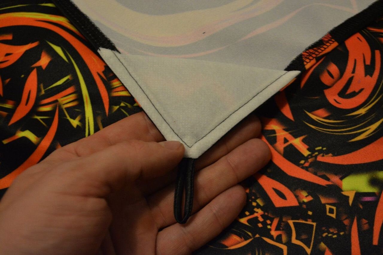 Buddha UV Psychedelic Lycra Backdrop, Yoga Meditation, Psychedelic tapestry, Fluorescent shamanic digital art - Image 9