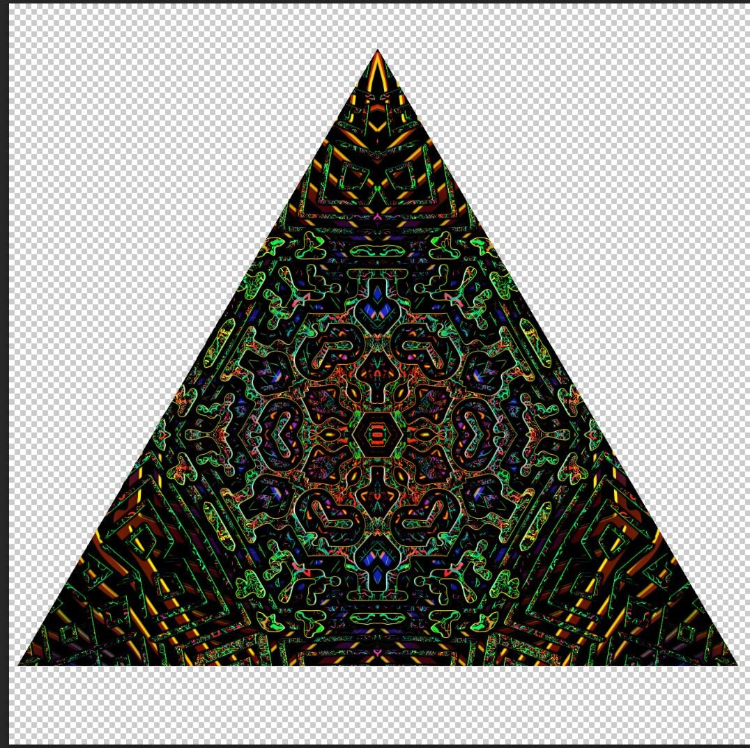 6x6m Festival Canopy, Psychedelic UV-Reactive Ceiling Decoration, Black light tapestry - Image 3