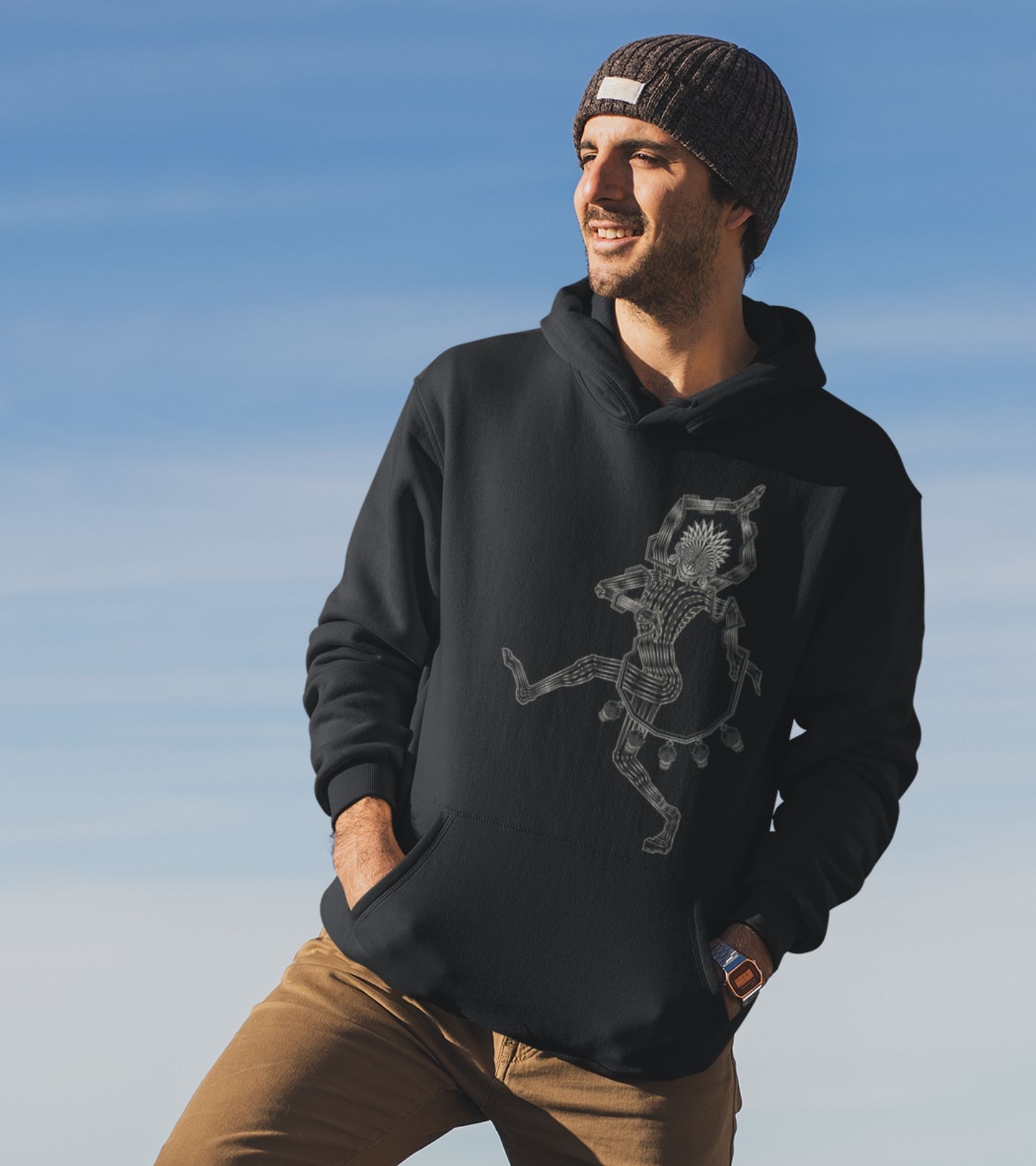 Mahakala Unisex Hoodie - Made to order - Choice of Colours - Image 6