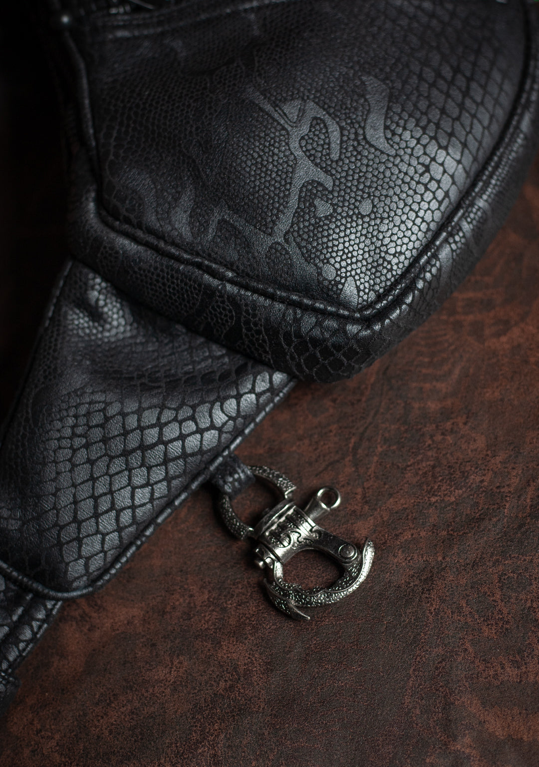 Botta Bag / Fake Leather Buckle - BLAK BOA - Image 4