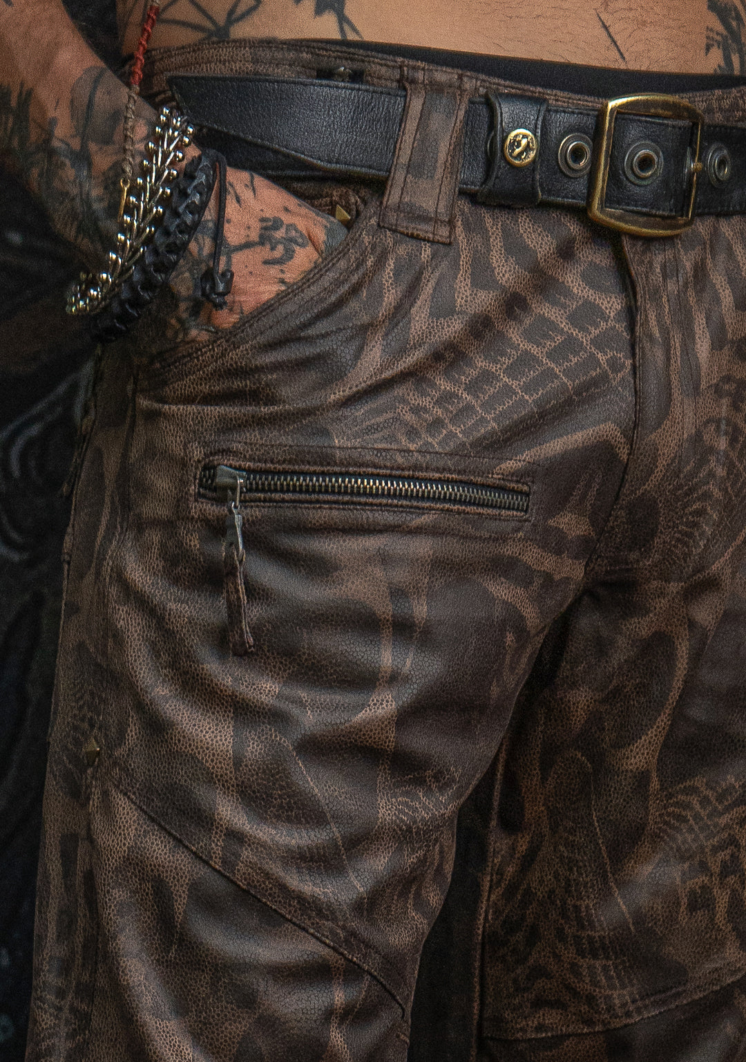 Corsaire Men / Fake Leather - Earth Dots SANDOKAN - Image 5