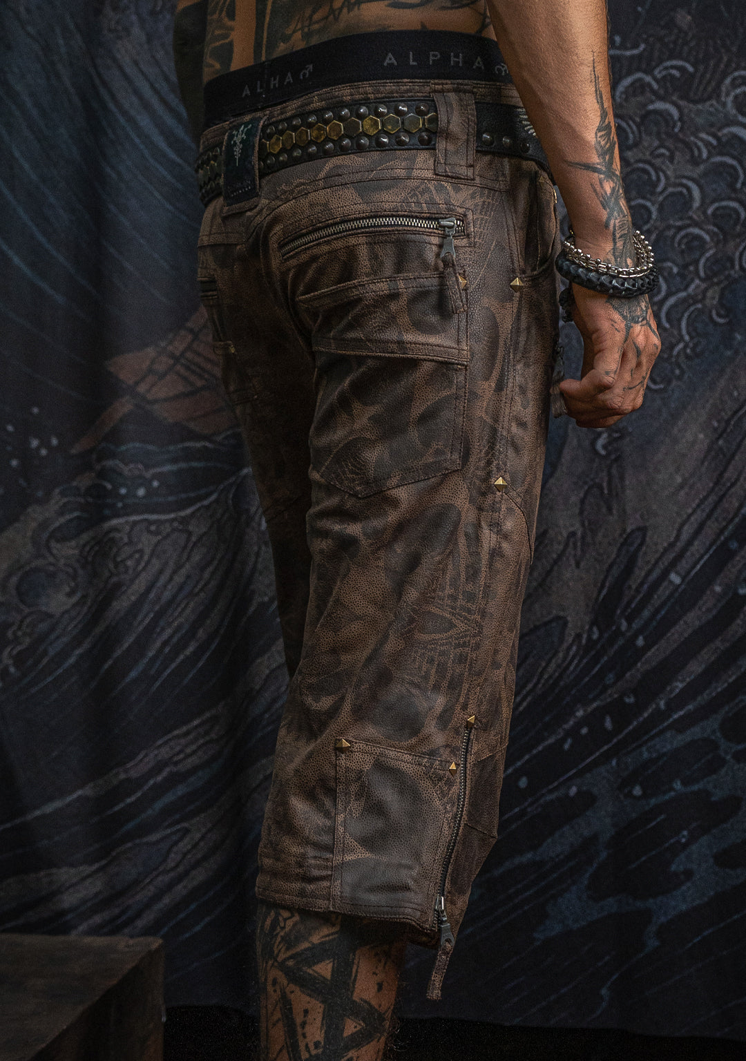 Corsaire Men / Fake Leather - Earth Dots SANDOKAN - Image 3