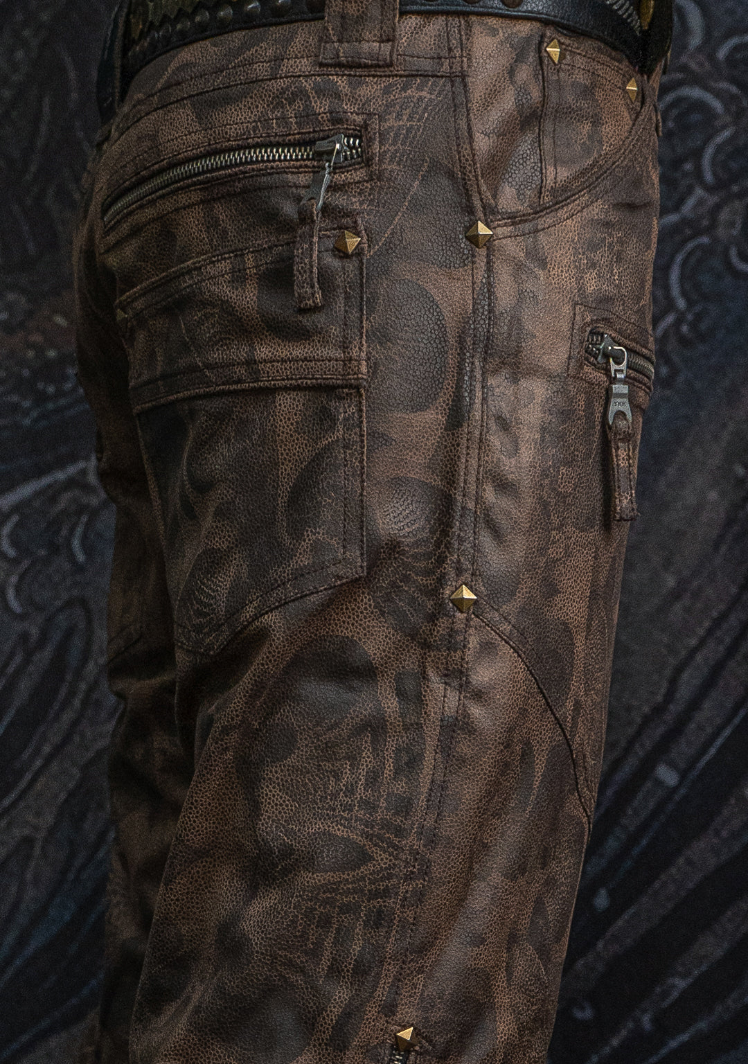 Corsaire Men / Fake Leather - Earth Dots SANDOKAN - Image 4