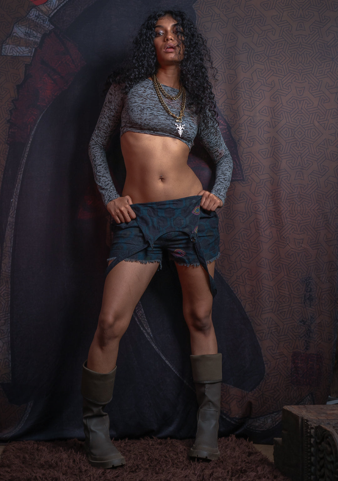 Shorties Overall / Silk Slub - SEXTIESEYZES - Image 11