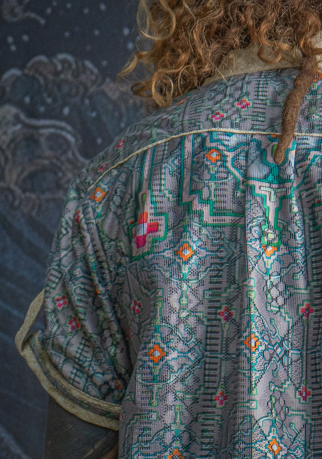 Shirt Men DOLCE Half Sleeves / Lace Cream Border - HUIRRARIKA - Image 4