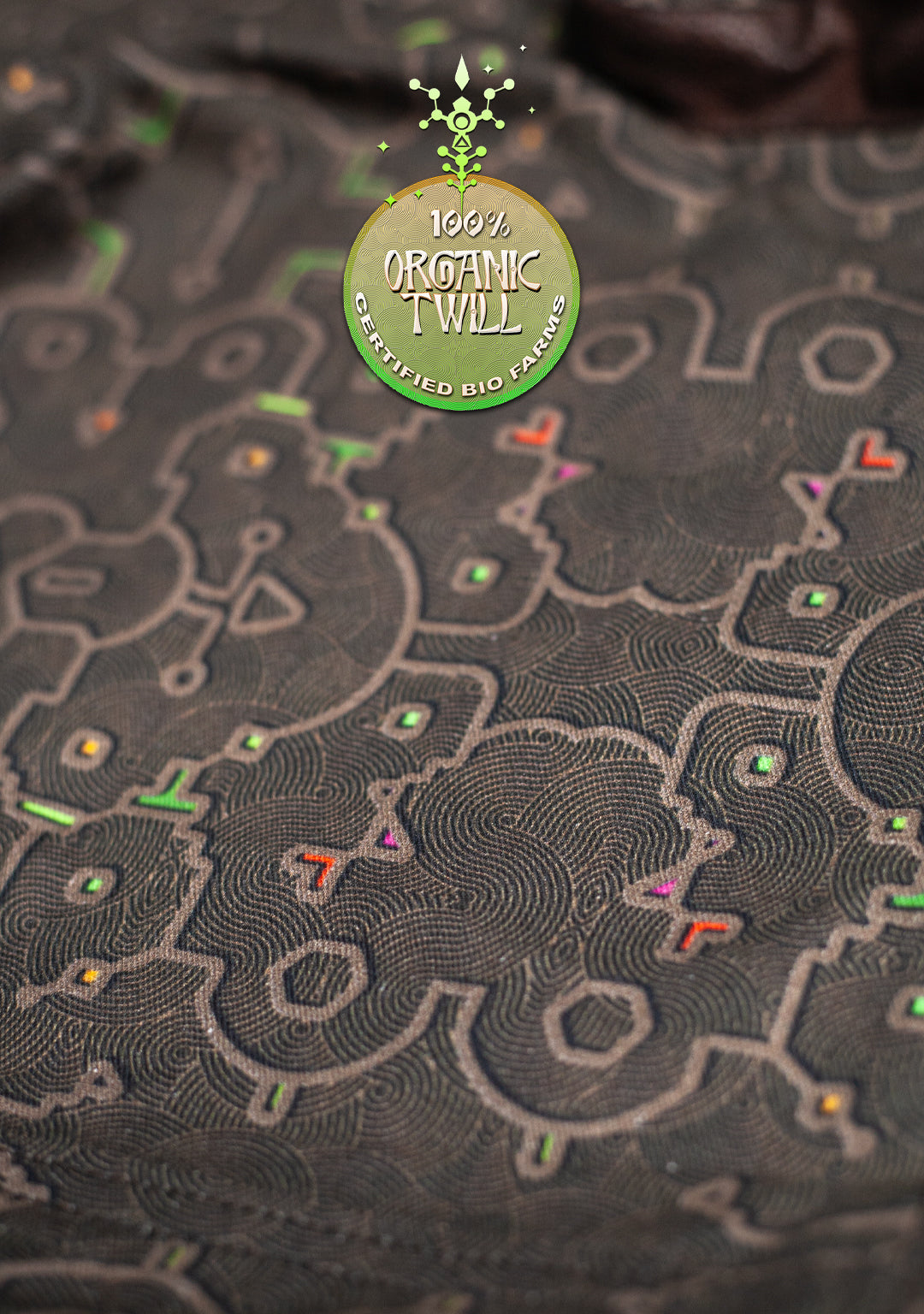 Flying Short Men / Bio Farms Organic Twill / Fake Leather Patches - REBIRTH OF IKARO - Image 15