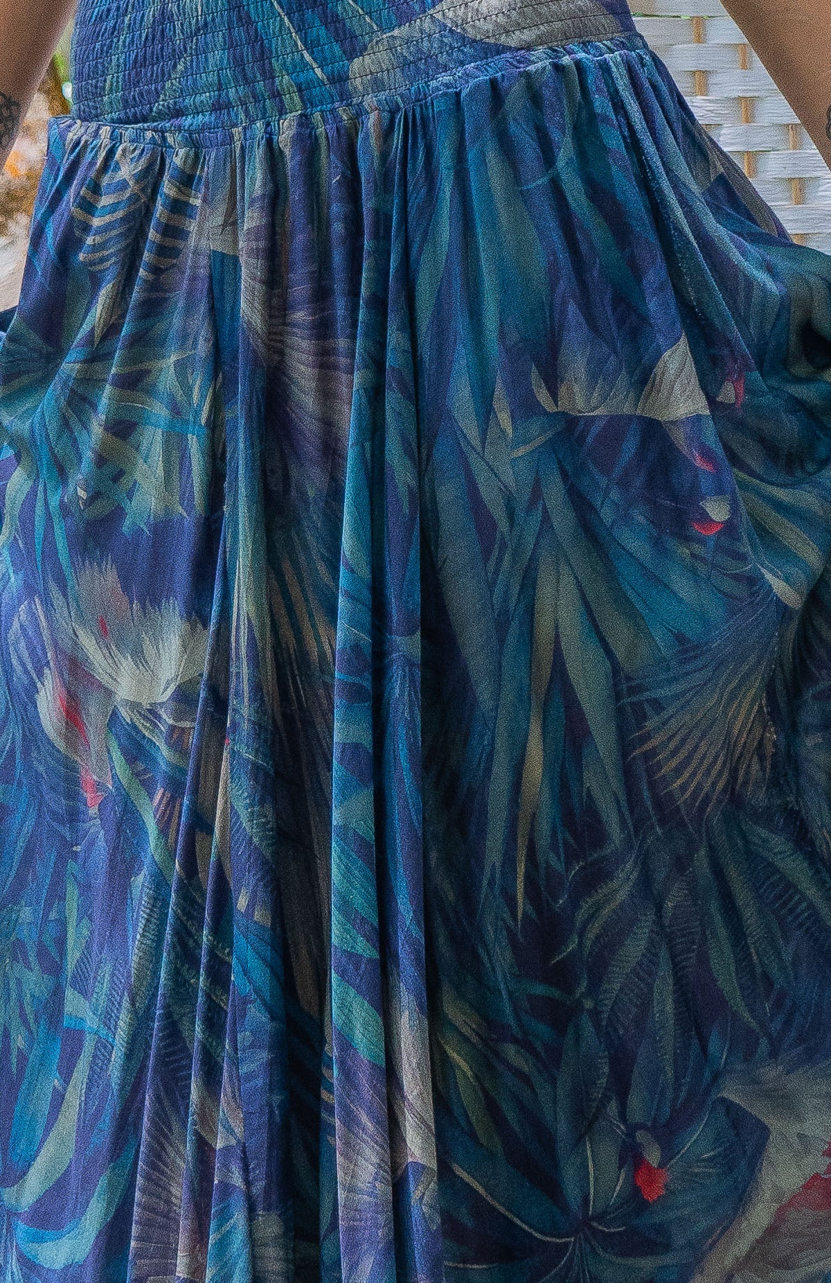 Gipsy Low Waist Long Skirt / Bamboo - TSURU - Image 8