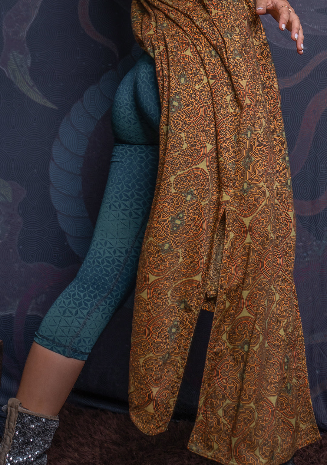 Hooded Long Dress / Bamboo - Mustard SHIBIZAX - Image 10