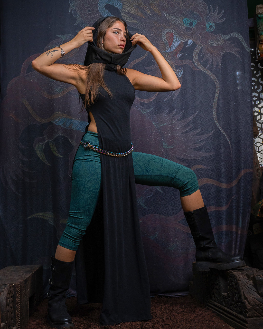 Long Dress /Knits - BLACK BURNER - Image 10