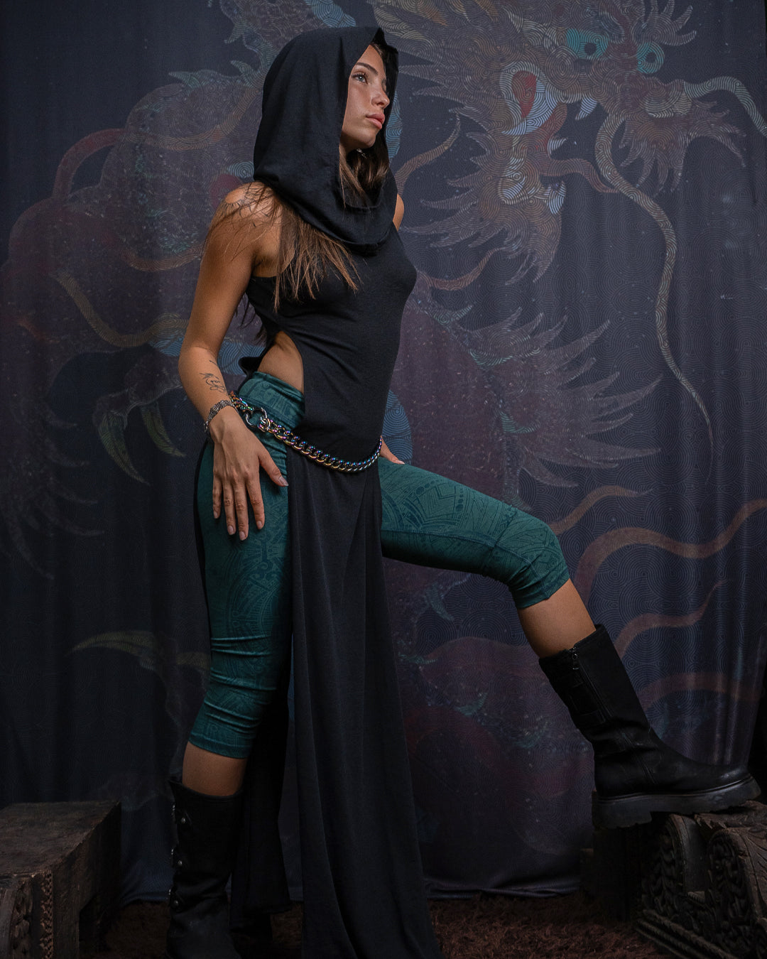 Long Dress /Knits - BLACK BURNER - Image 3