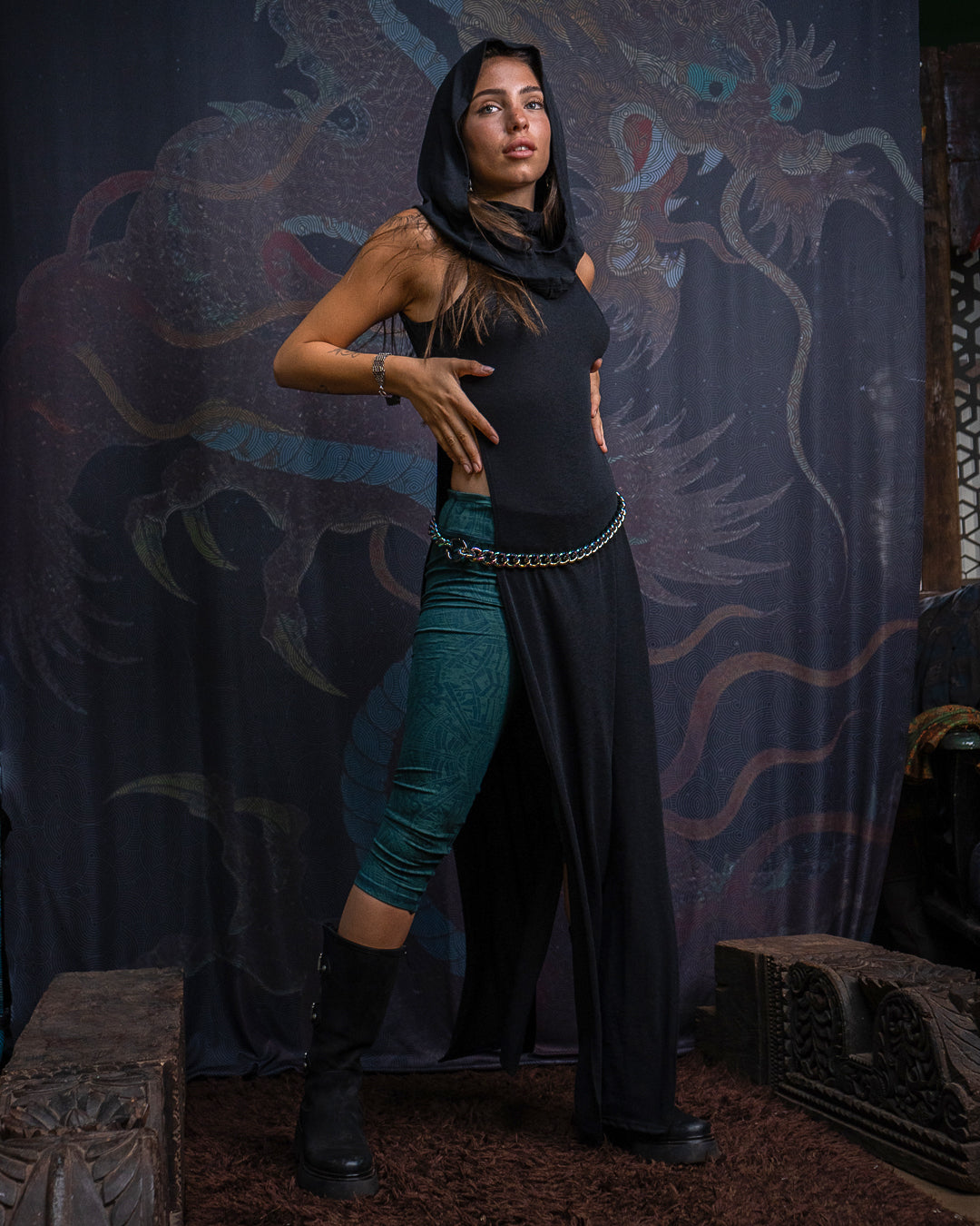 Long Dress /Knits - BLACK BURNER - Image 11