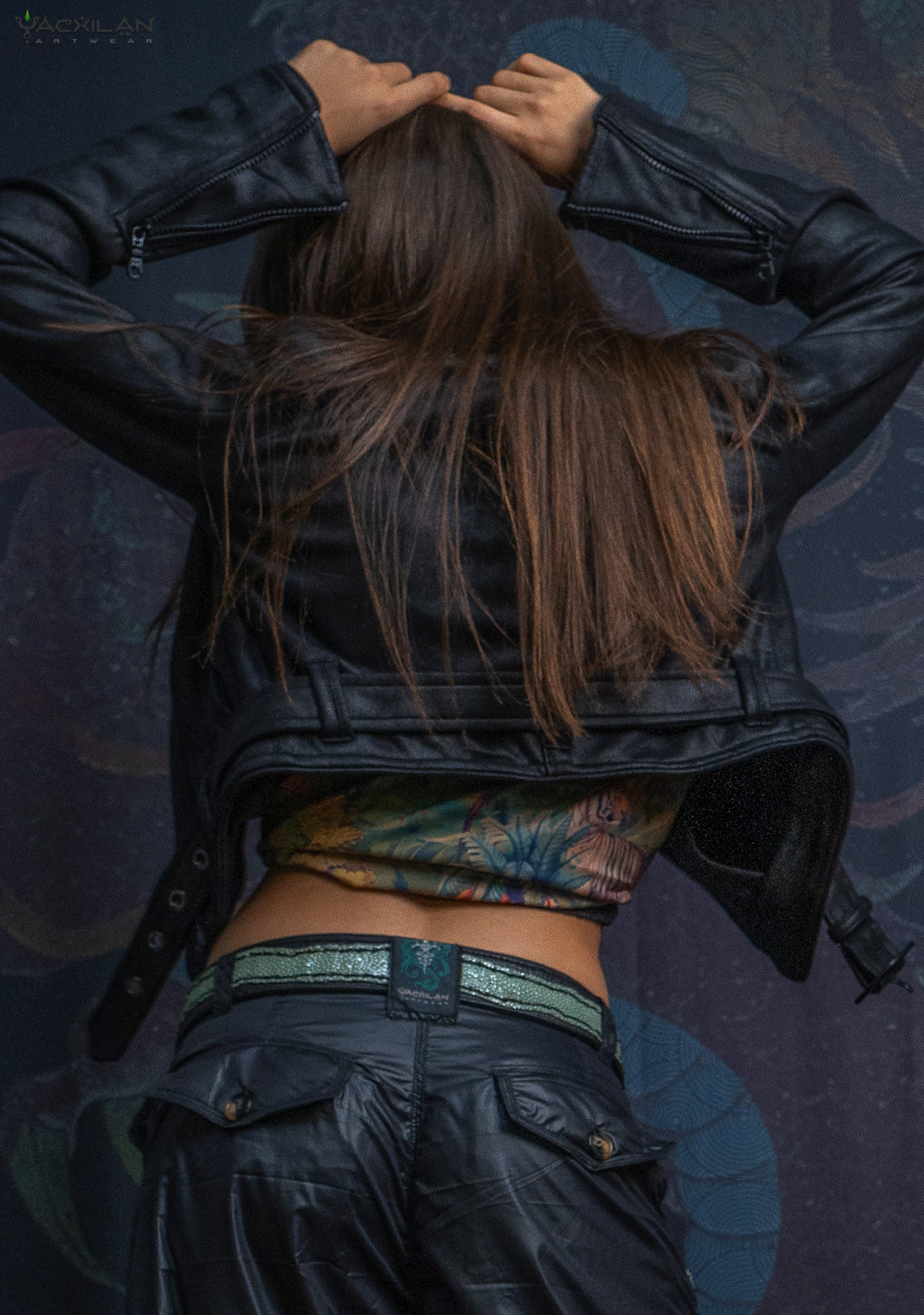 Mini Perfecto Jacket Woman / Fake Leather - BLAK RIDER - Image 3