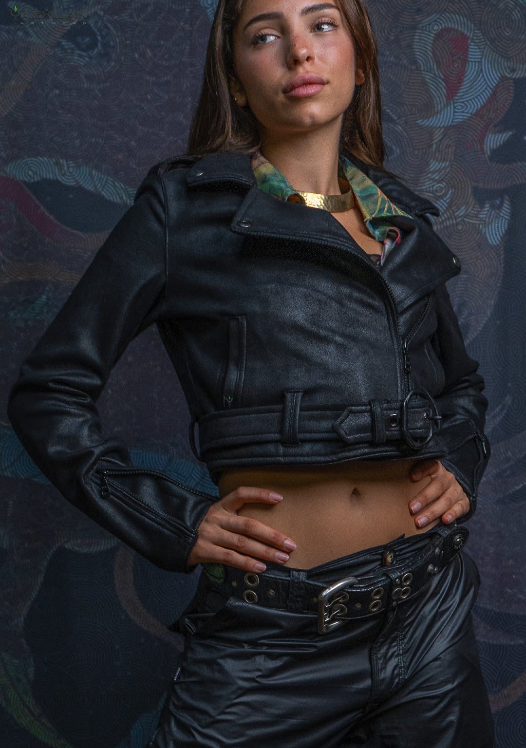 Mini Perfecto Jacket Woman / Fake Leather - BLAK RIDER - Image 18