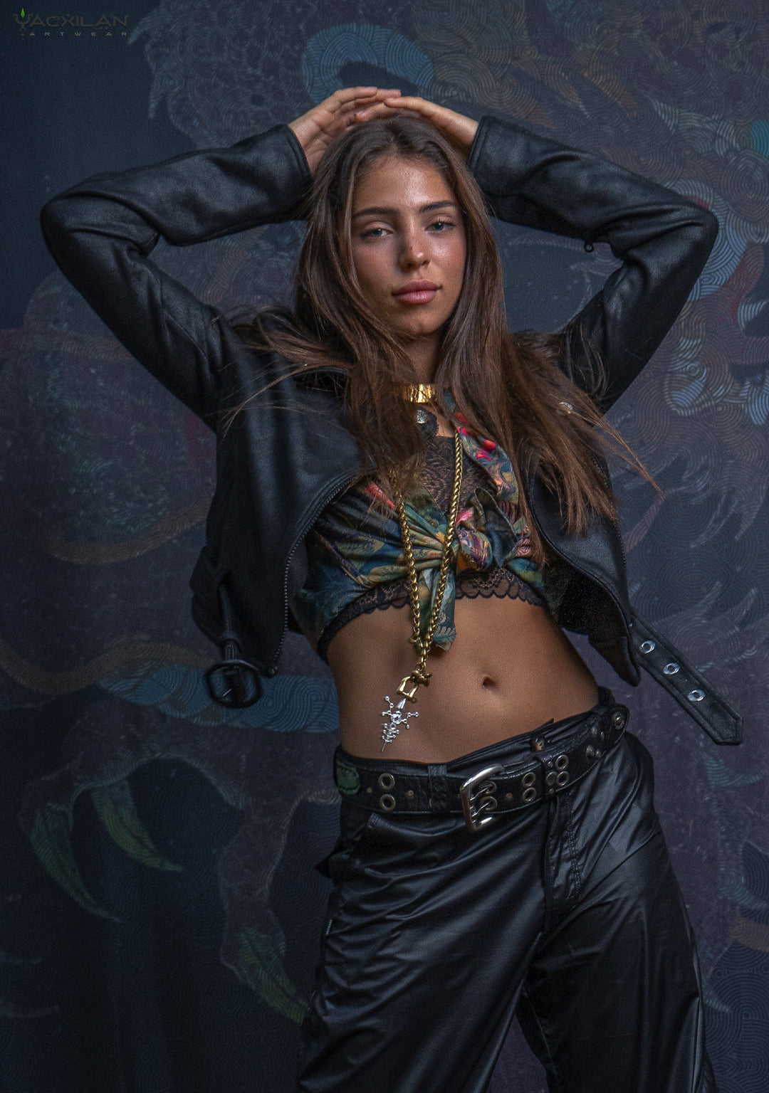 Mini Perfecto Jacket Woman / Fake Leather - BLAK RIDER - Image 6