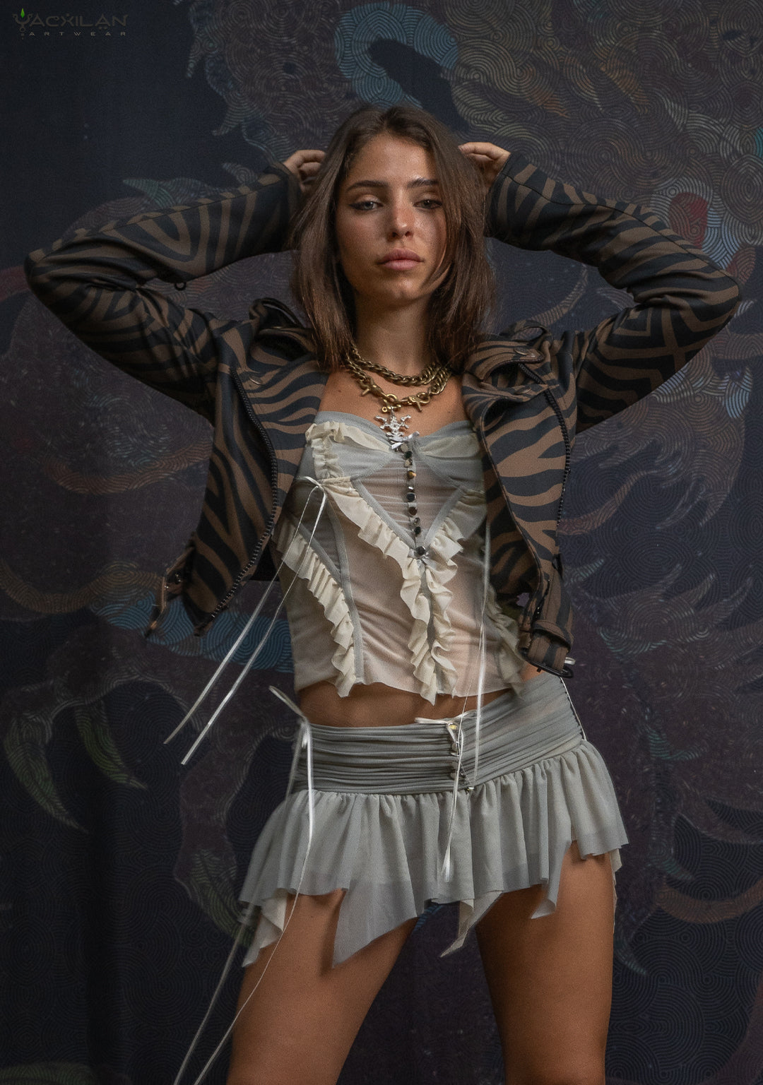 Mini Perfecto Jacket Woman / Neoprene Latte - TIGRIS - Image 19