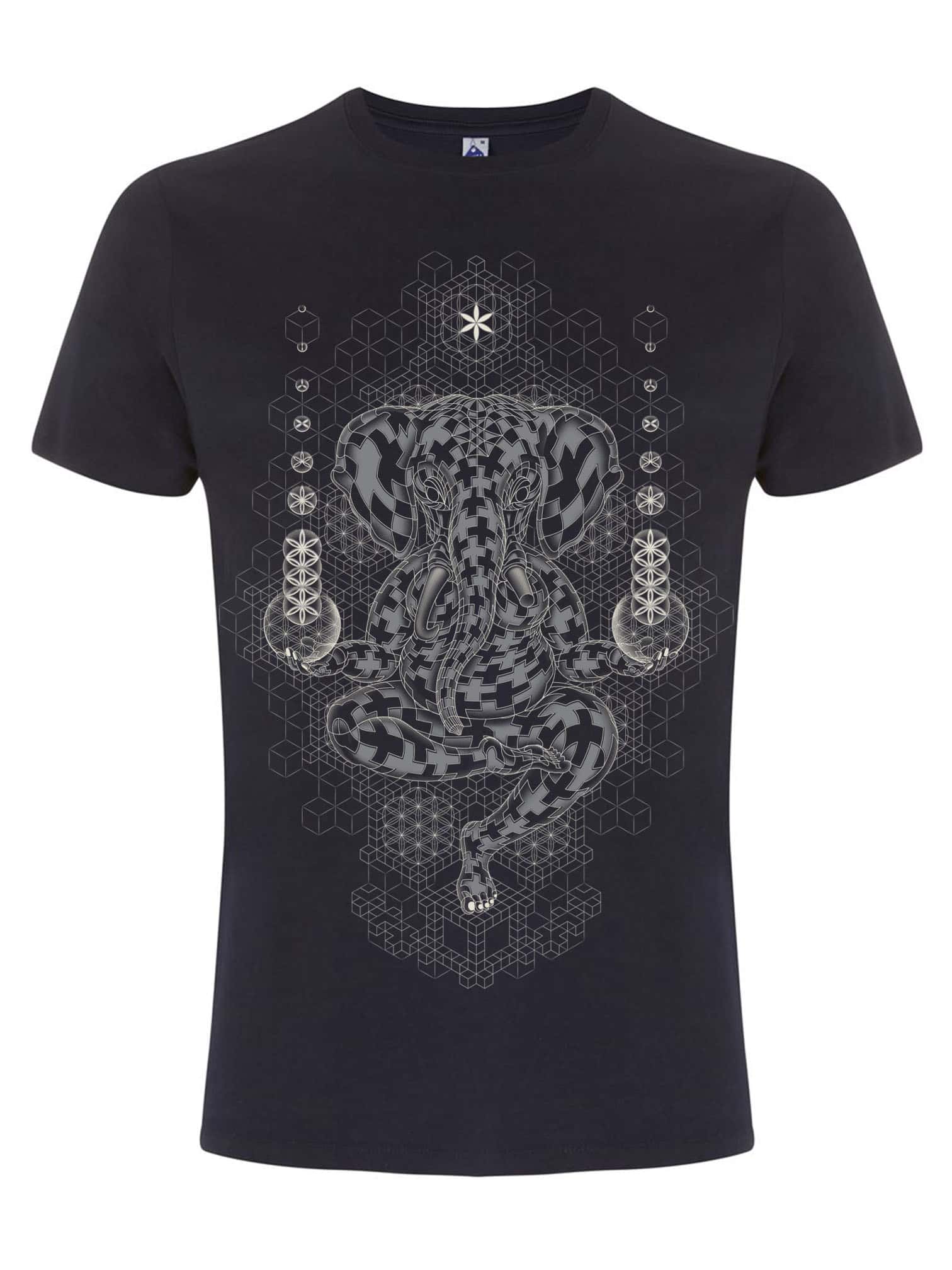 Ganescher Made To Order Men T-Shirt - Navy Blue - Image 3