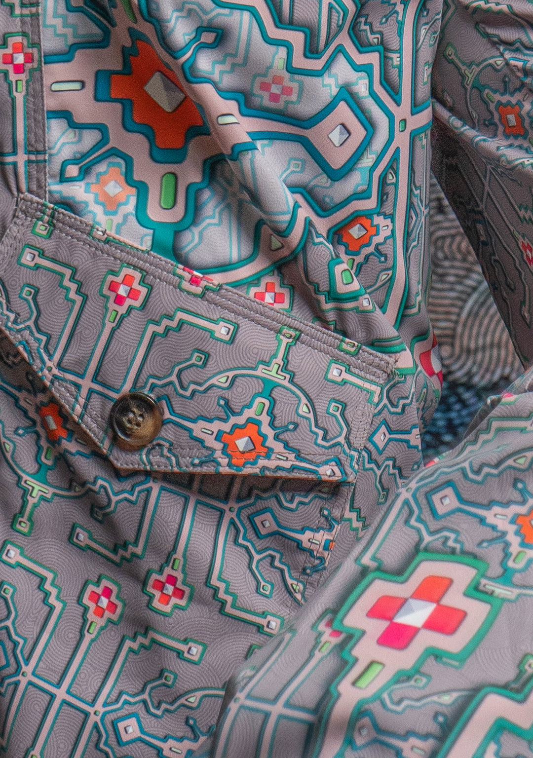 Long Pants Baggy Pockets Woman / Sky Velvet - HUIRRARIKA - Image 3