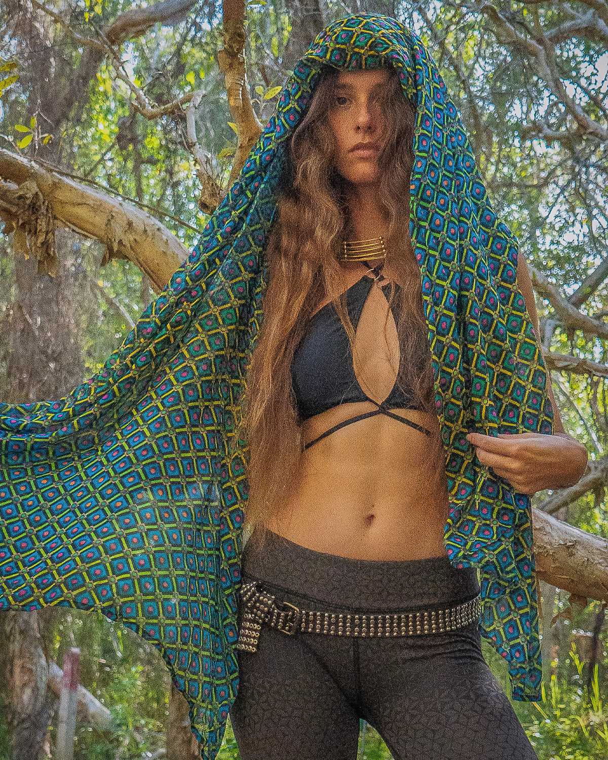 Scarf / Pareo Bamboo - STRAWBERRY FIELDS - Image 7