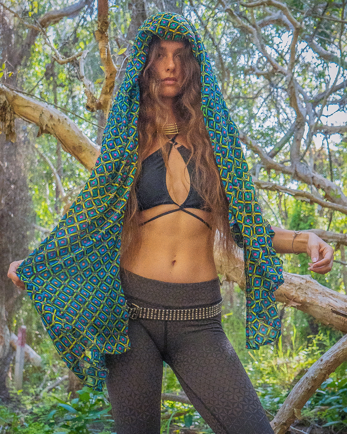 Scarf / Pareo Bamboo - STRAWBERRY FIELDS - Image 9