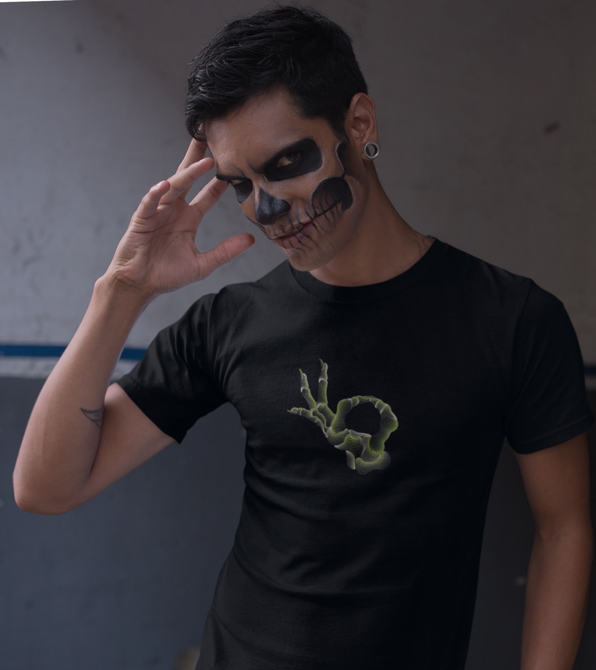 Ok Mudra Men T-Shirt - Made to order - Choice of Colours - Image 3