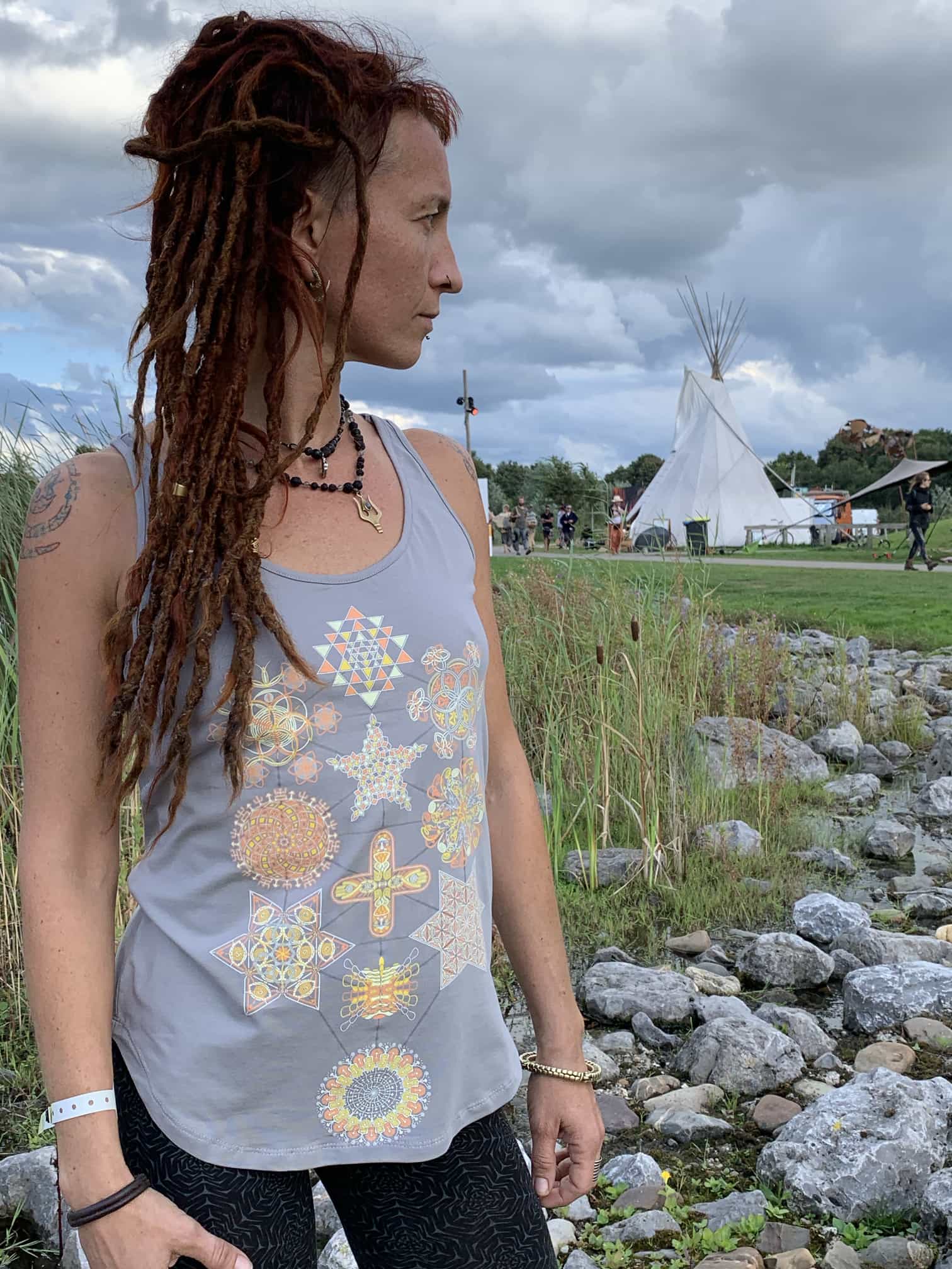 Symbol Tree Women Vest Top - symbolika