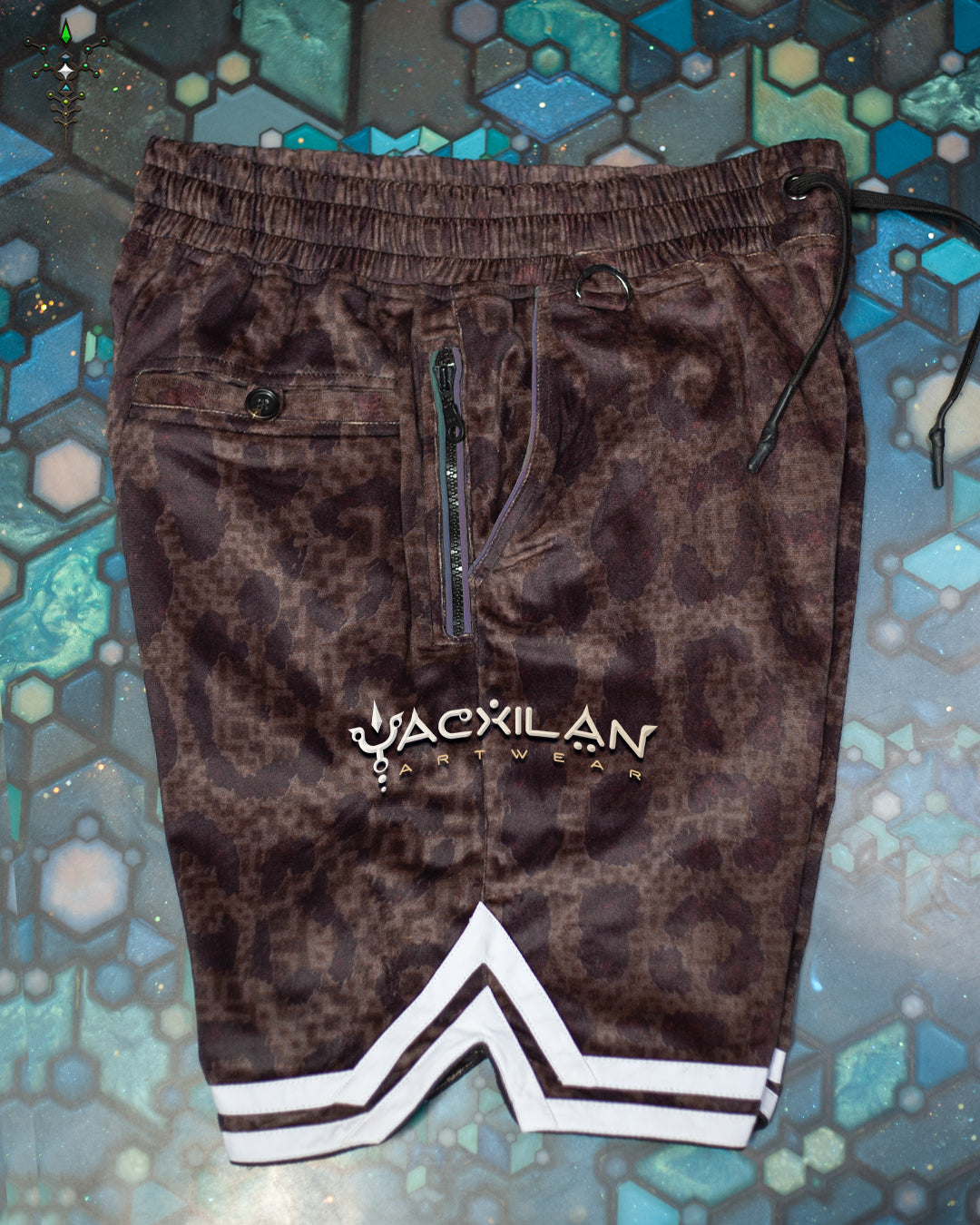 Boxing Short White Mountains Men / Velvet Fawn - LEOPARDUS LAGARTIKA