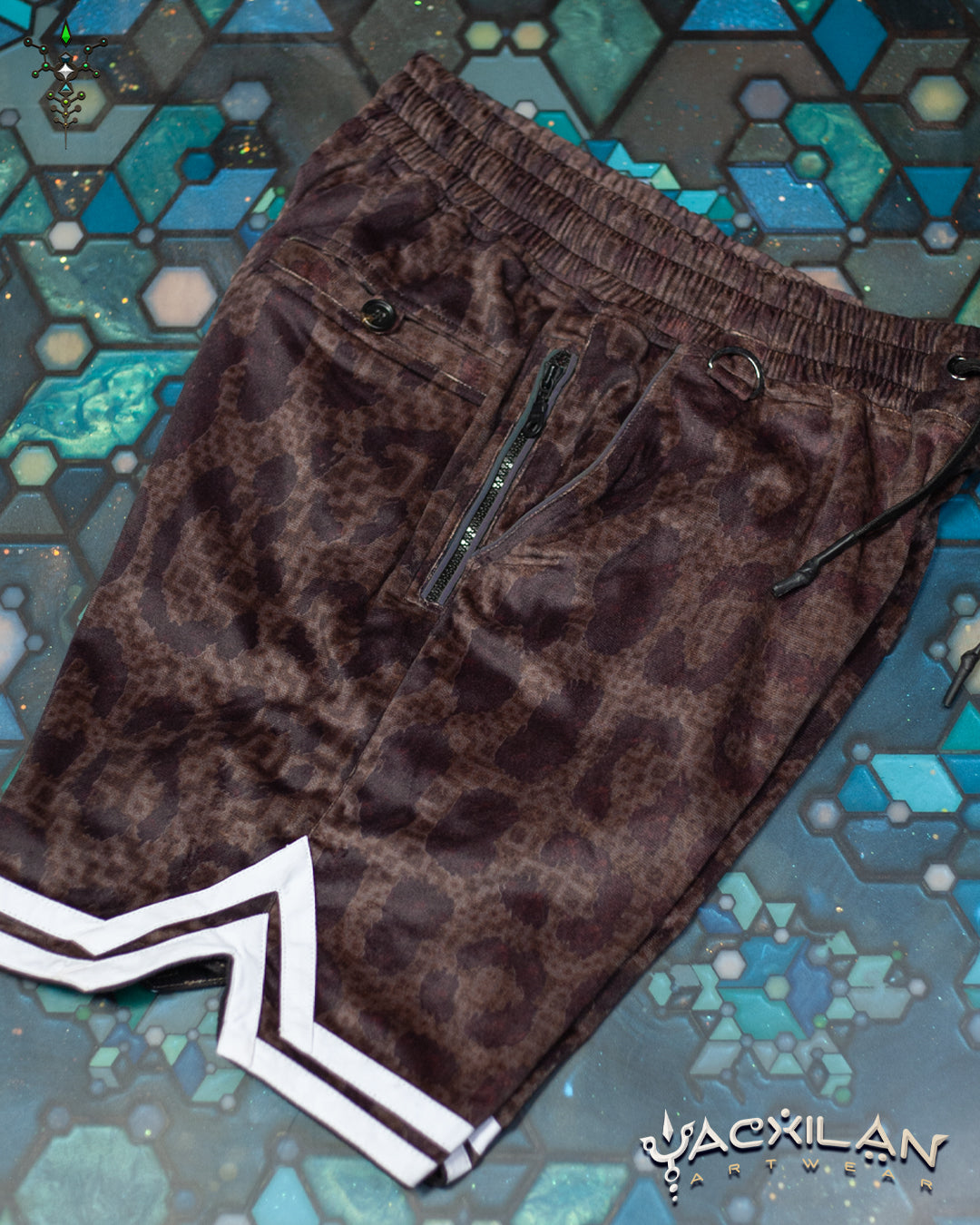 Alternative view of Boxing Short White Mountains Men / Velvet Fawn - LEOPARDUS LAGARTIKA