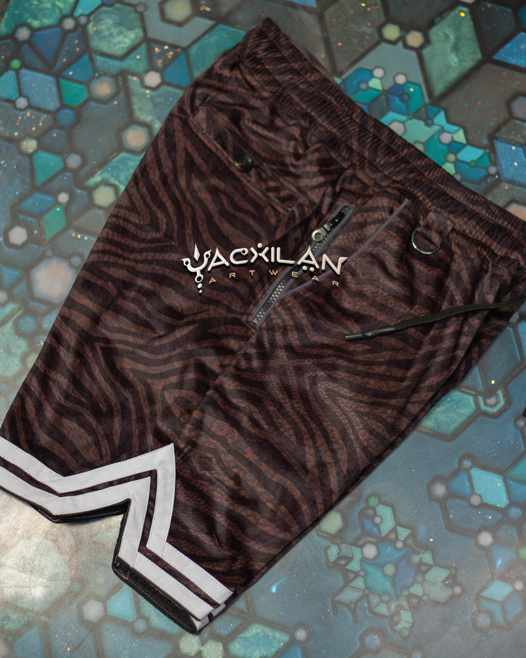 Alternative view of Boxing Short White Mountains Men / Velvet Fawn - SHERKANKA