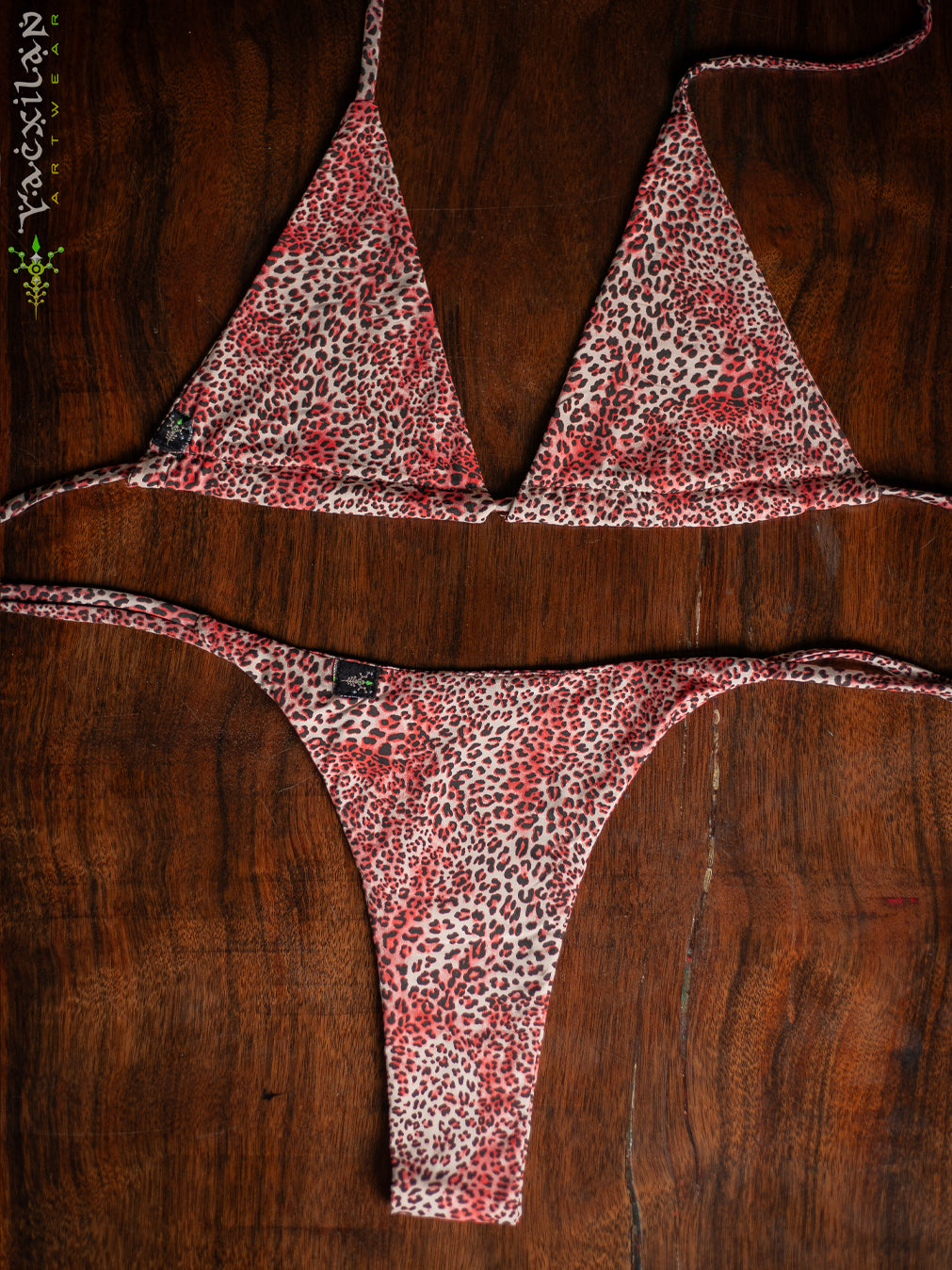Swimsuit / Bikini Licra - PINK LEOPARD