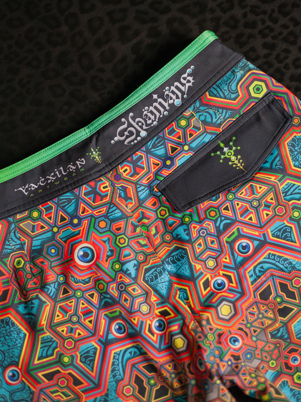 Boardshort Men Green Line / Fast Dry - ATLANTIS - Image 13