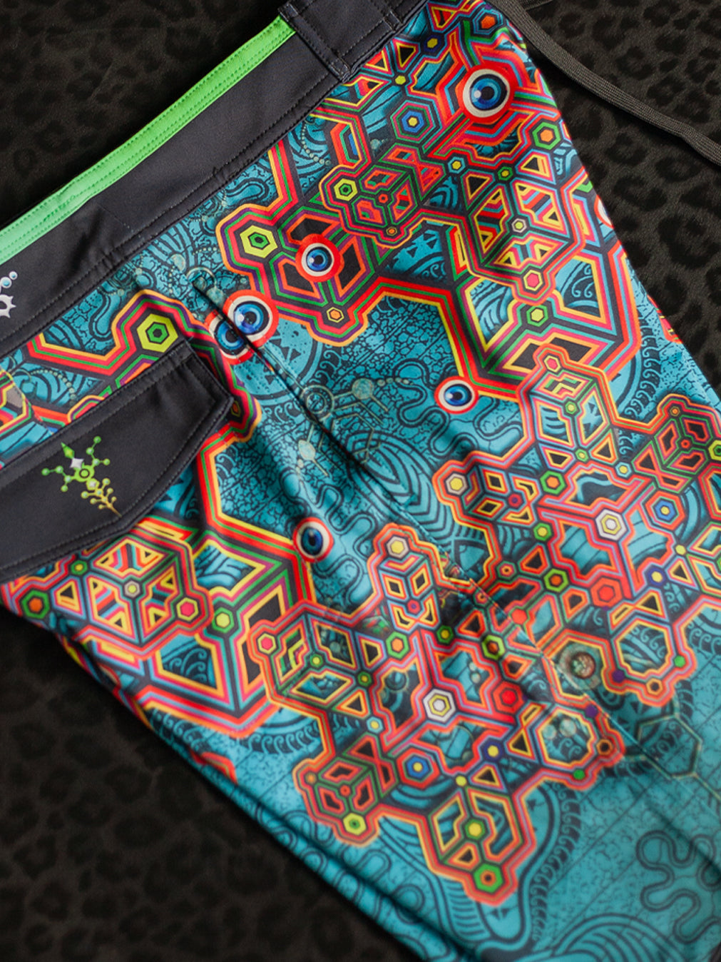 Boardshort Men Green Line / Fast Dry - ATLANTIS - Image 8