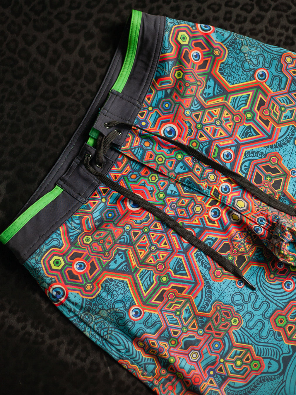 Boardshort Men Green Line / Fast Dry - ATLANTIS - Image 9