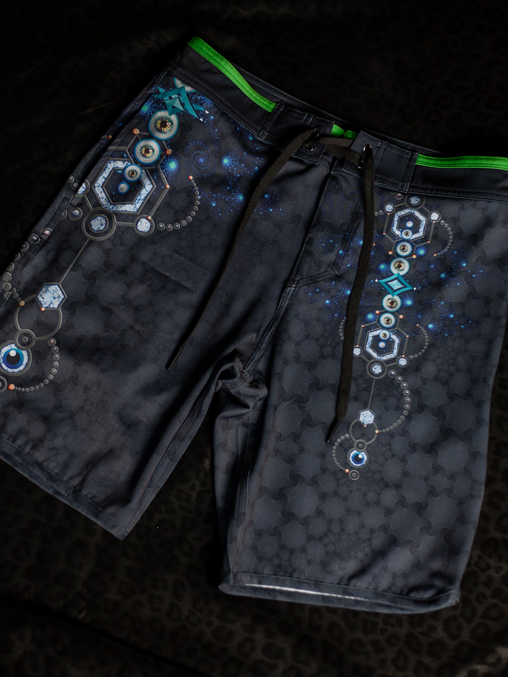 Alternative view of Boardshort Men Green Line / Fast Dry - PENDULUM