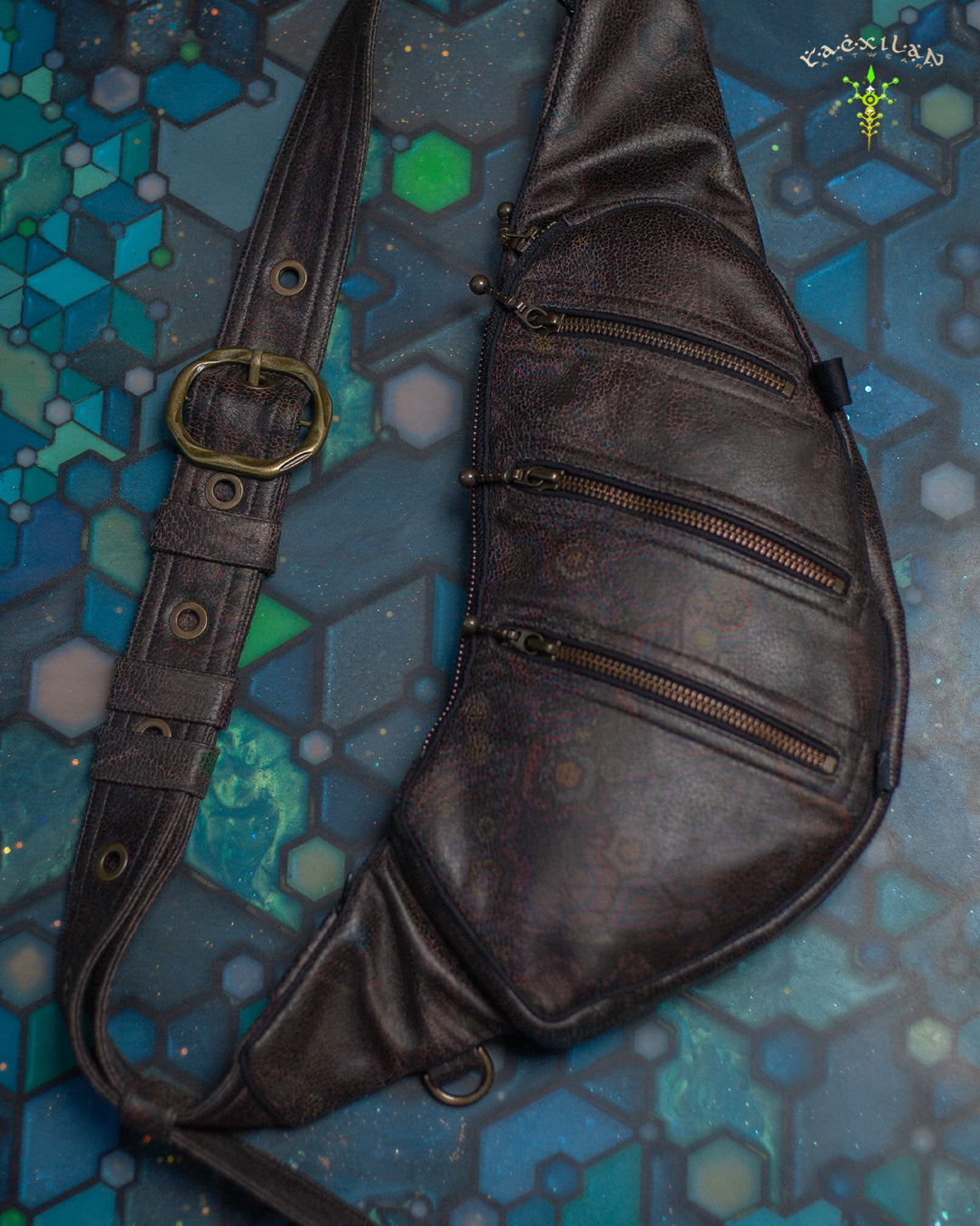 Botta Bag / Fake Leather Buckle - Grey PSYGALAK Snake