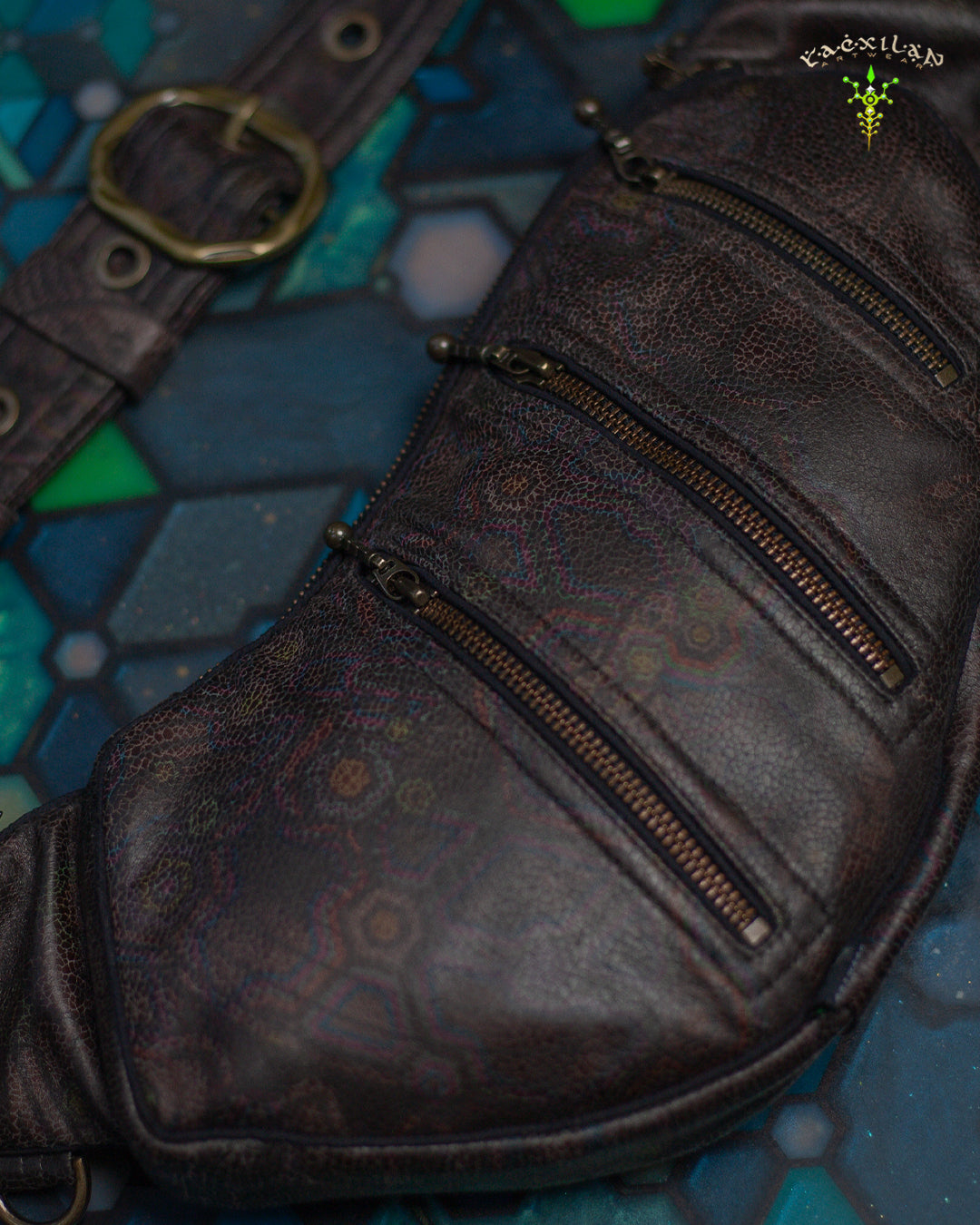 Alternative view of Botta Bag / Fake Leather Buckle - Grey PSYGALAK Snake