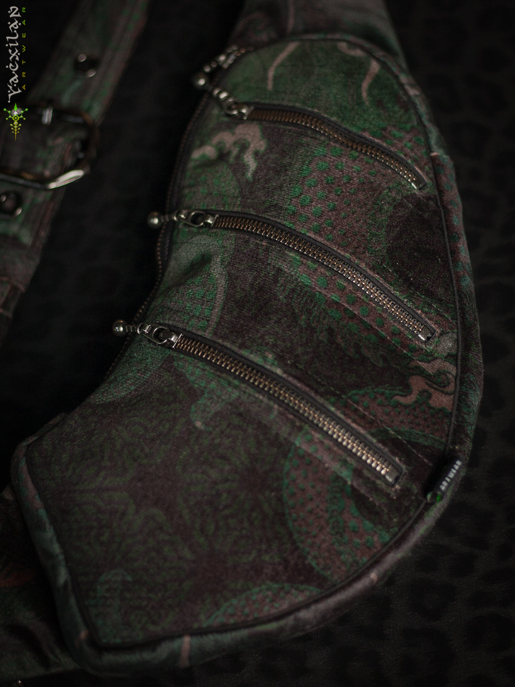 Botta Bag / Velvet Fawn Buckle - MOSS DRAGONS - Image 5