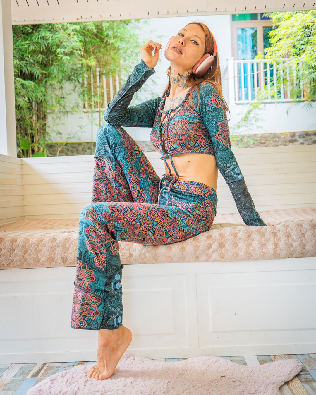 Alternative view of Woman Combo Boho Longsleeve Top / Knits - ATLANTIS