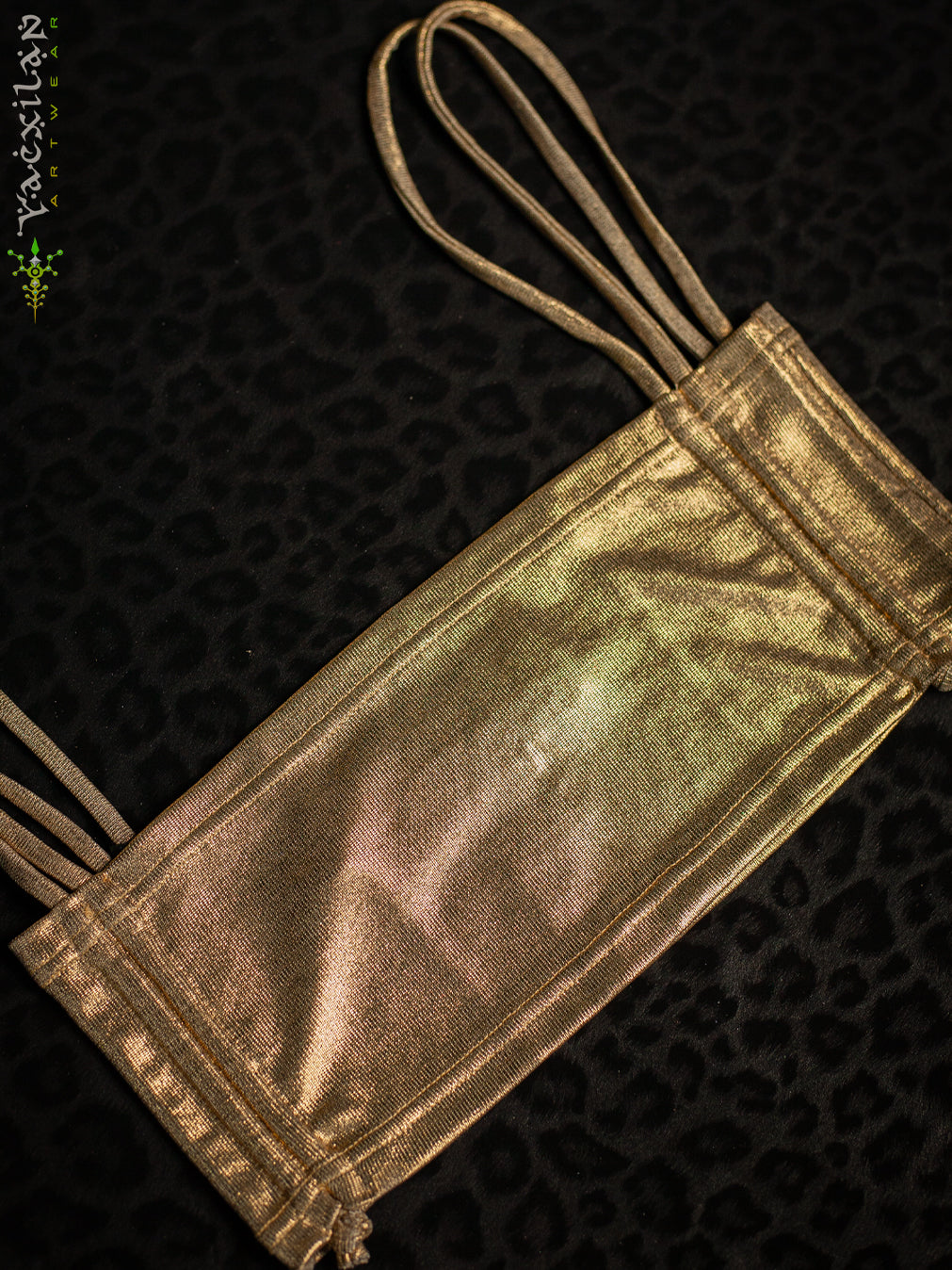 Alternative view of Crop Top Simple / Knits - GOLD LUST