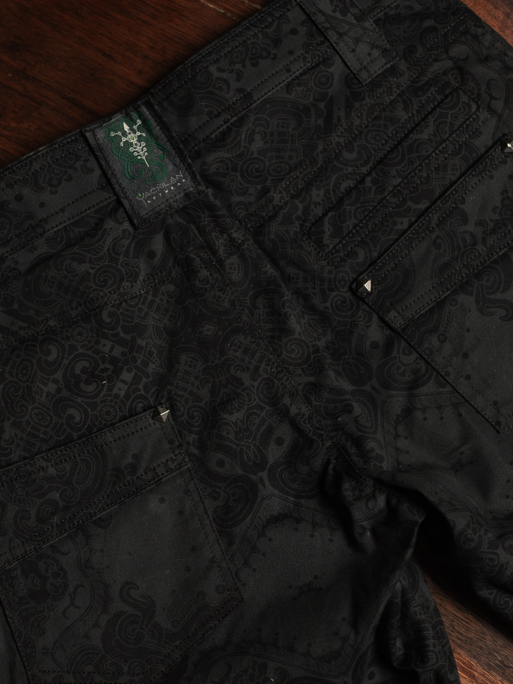 Flying Short Men / Cotton Stretchy - Blak MAYAN CODEX - Image 11