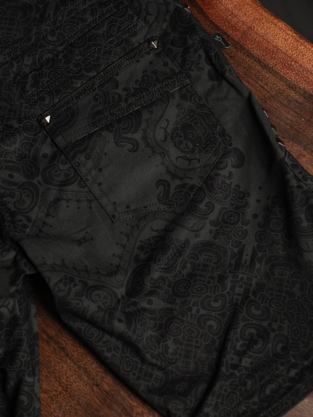 Flying Short Men / Cotton Stretchy - Blak MAYAN CODEX - Image 12