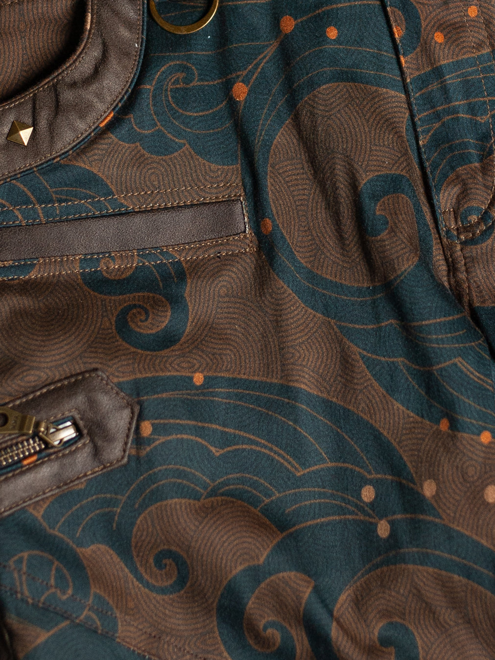 Flying Short Men / Bio Farms Organic Twill / Fake Leather Patches - SHOGUNSEA - Image 7