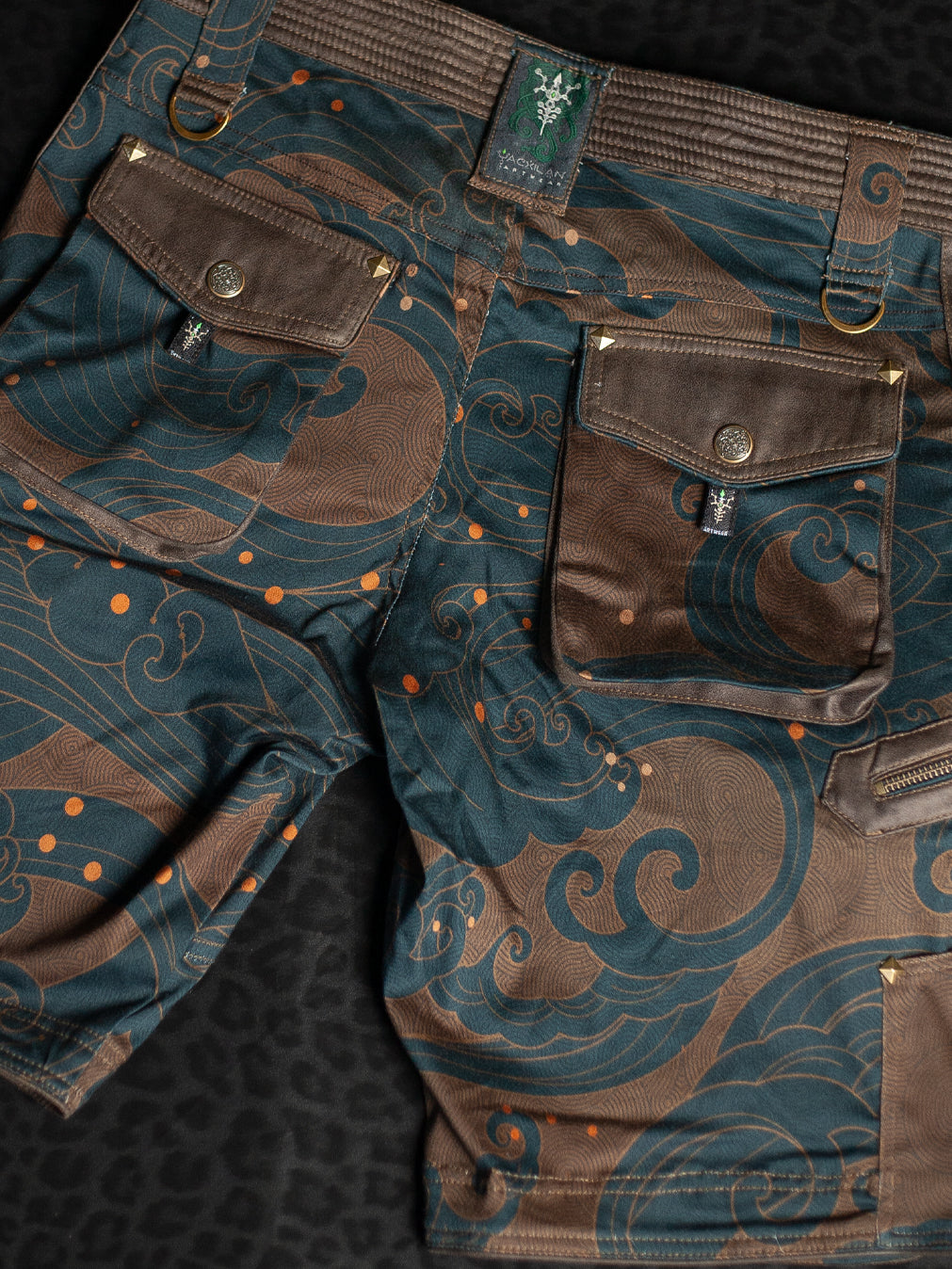 Flying Short Men / Bio Farms Organic Twill / Fake Leather Patches - SHOGUNSEA - Image 8