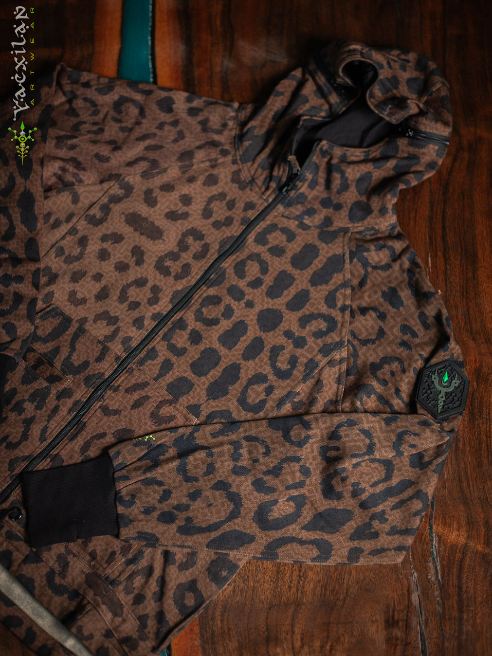 Alternative view of Hoodie Men NEPTUNE / Cotton Fleece - LEOPARDUS