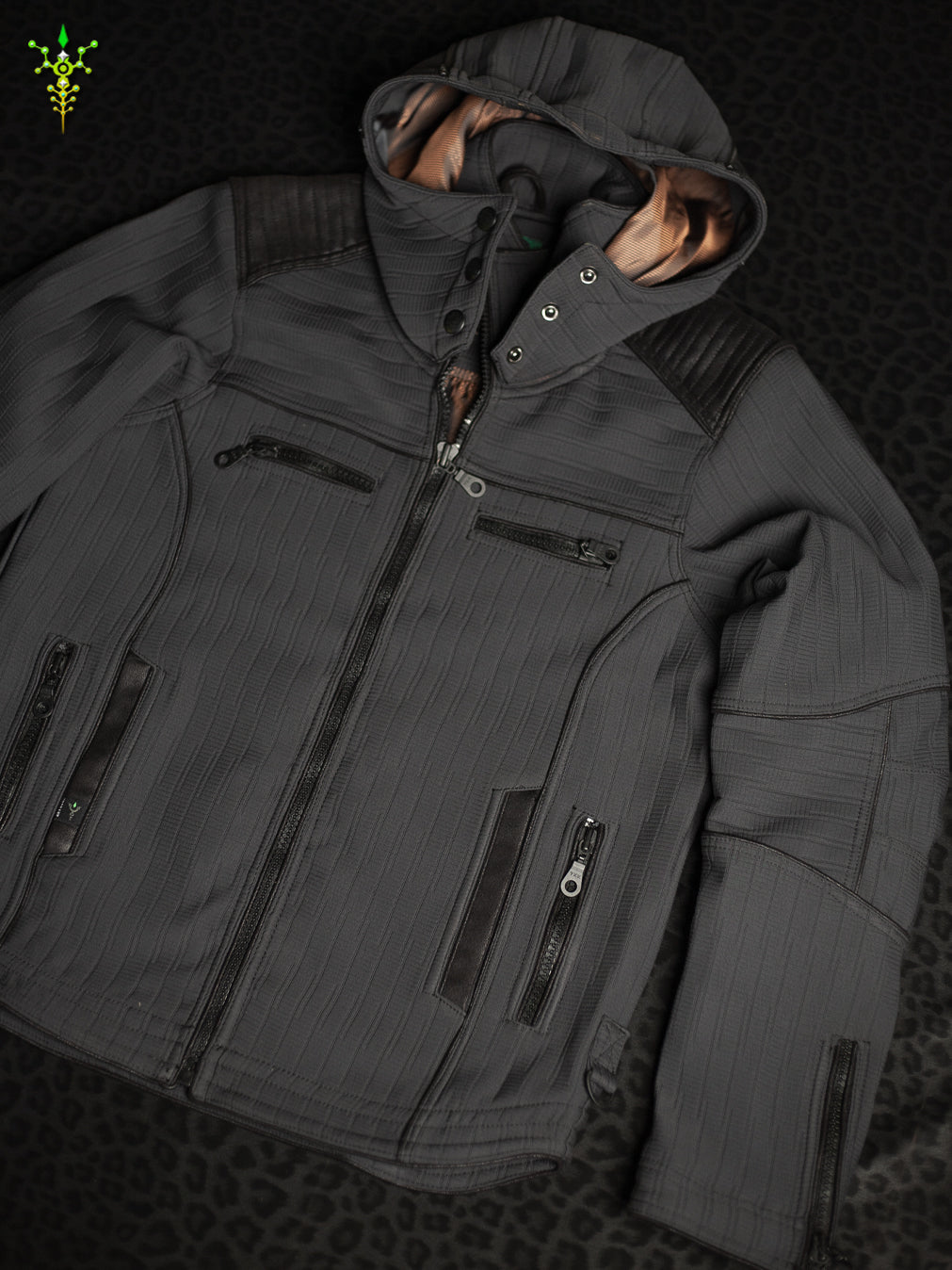 Hooded Jacket Men ALIEN / High Tech - NIGHT ASH