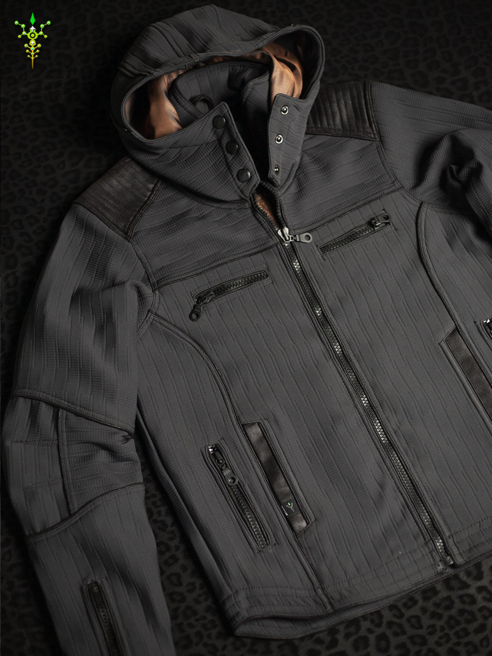 Alternative view of Hooded Jacket Men ALIEN / High Tech - NIGHT ASH