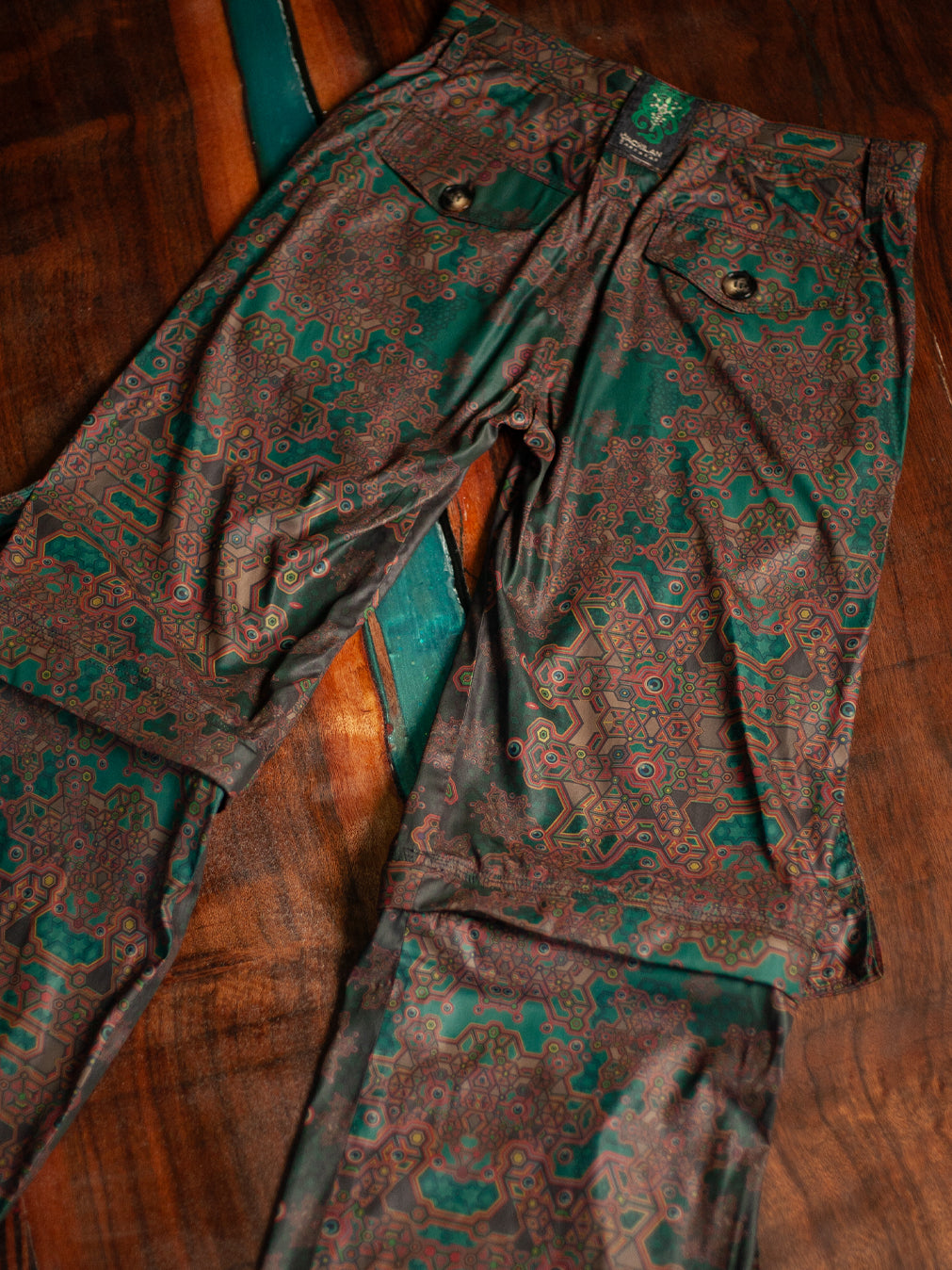 Pants Woman / Baggy Pockets Sky - ATLANTHEON Olive - Image 3