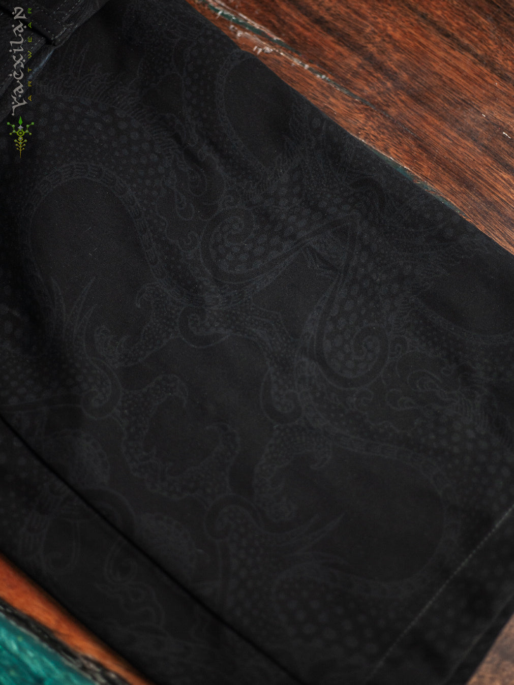 Pants Men Baggy Pockets / Indonesian Super black - DRAGONS - Image 7