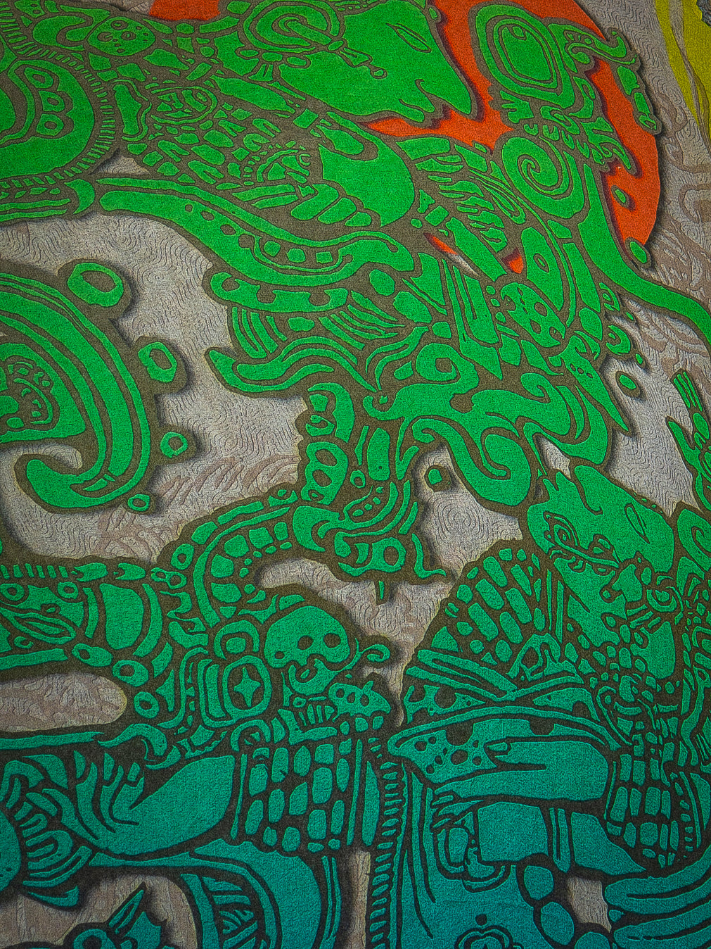 Scarf / Pareo Bamboo - JADEMAYANS SUNSET - Image 3